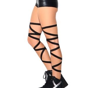 Black non slip leg wraps!!